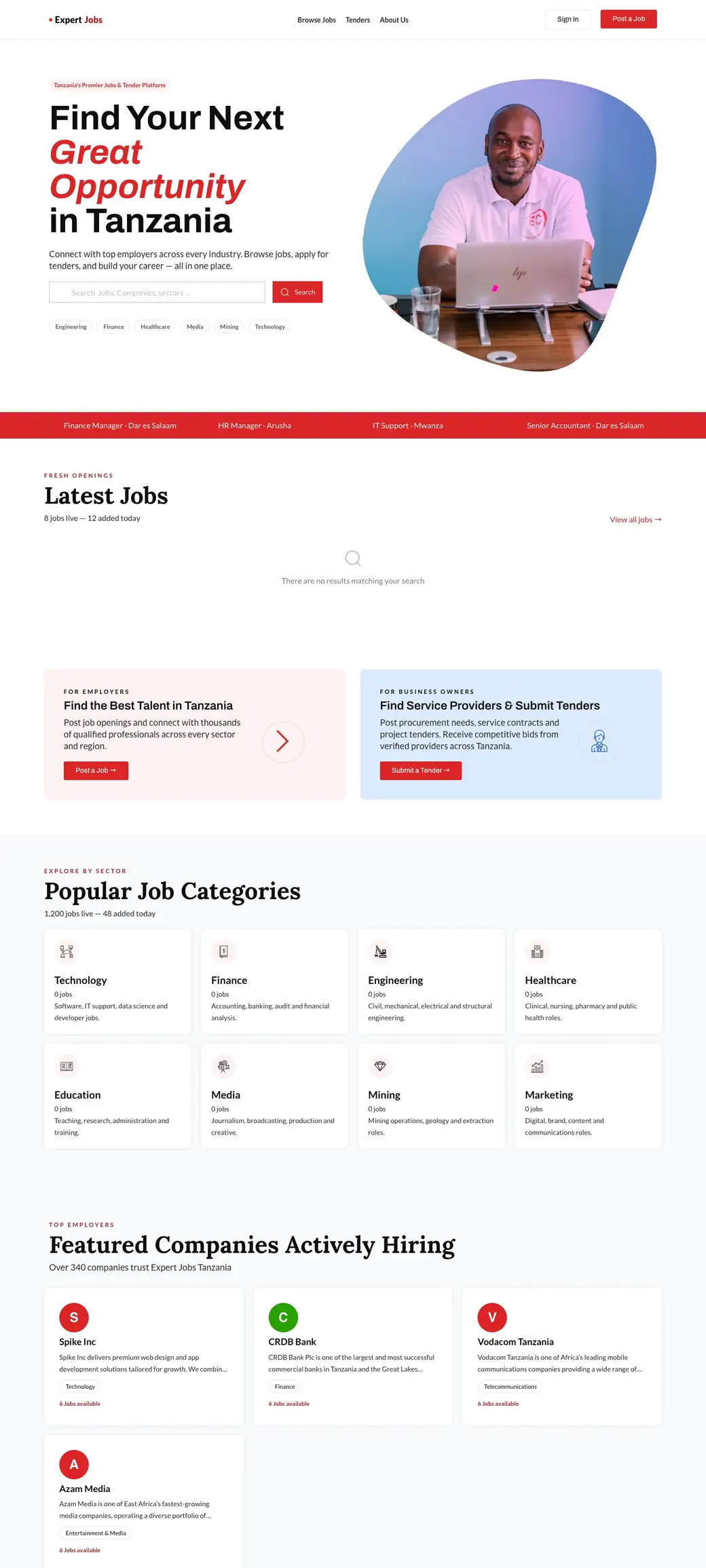 Expert Jobs Tanzania