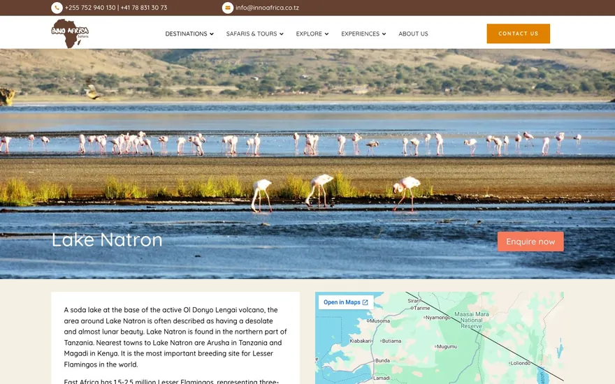 Inno Africa Safaris: Lake Natron