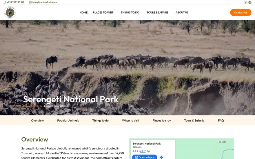 Licaon Safaris: Serengeti guide