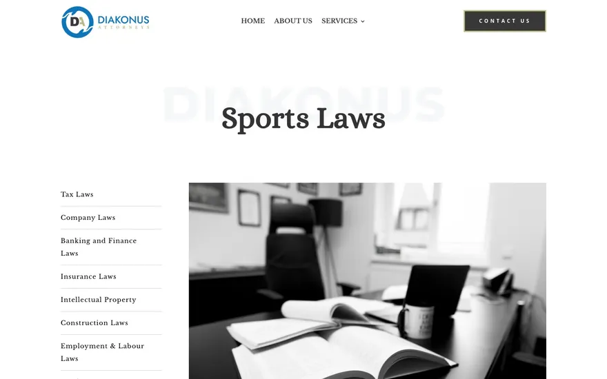 Diakonus Attorneys: Practice area