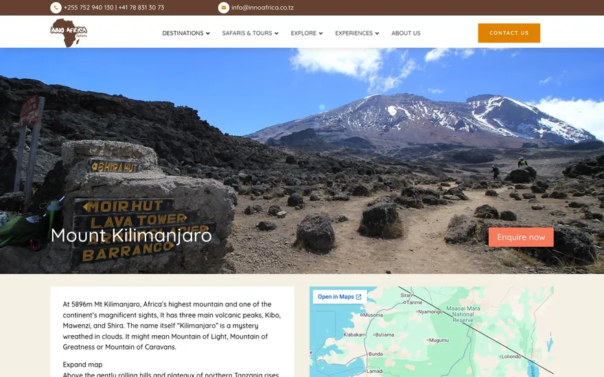 Inno Africa Safaris: Mount Kilimanjaro