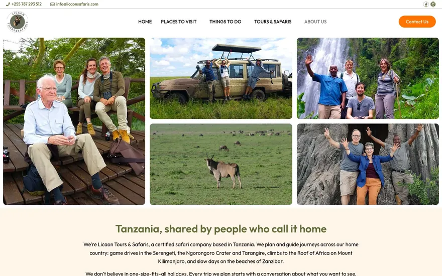Licaon Safaris: About us