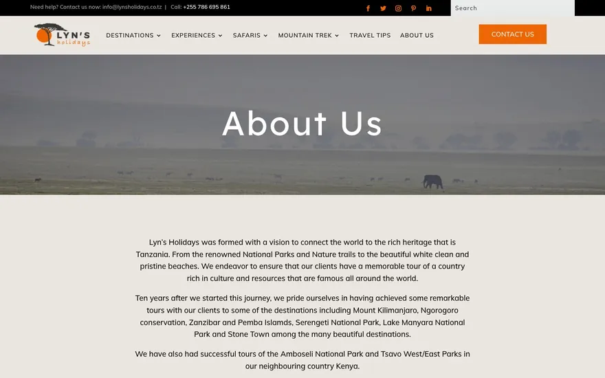 Lyns Holidays: About us