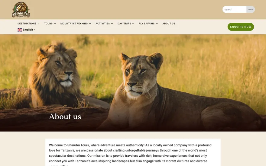 Sharubu Tours: About us