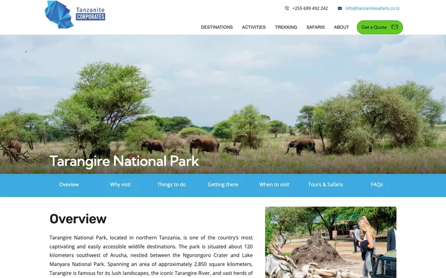 Tanzanite Safaris: Tarangire guide